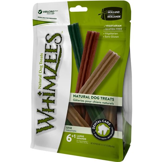Whimzees Natural Grain Free Dental Dog Treats, Stix