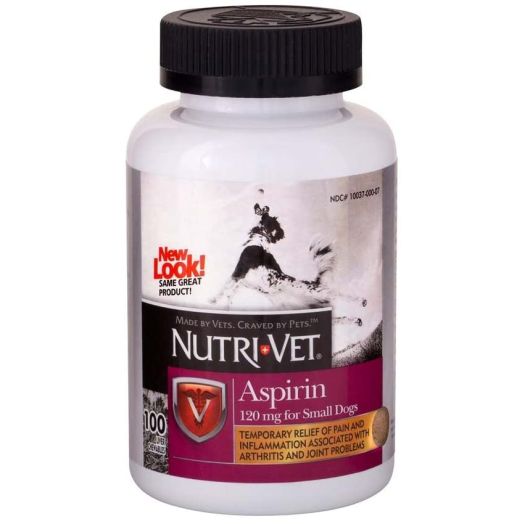 Nutri-Vet K9 Dog Aspirin for Small Dogs 100ct