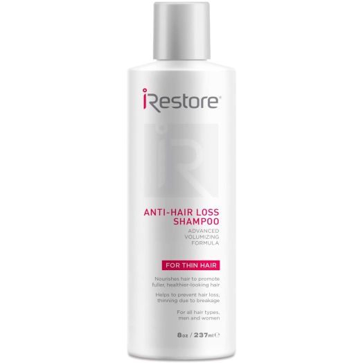 iRestore Anti-Hair Loss Shampoo - w/Castor Oil, Amino Acids, Aloe Vera, Antioxidants Perfect for Hair Loss, Balding and Thinning Hair for All Hair Types, Men and Women (8oz / 237ml)