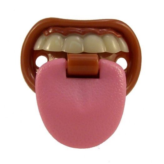 Baby with Attitude Tongue Pacifier, Billy Bob Teeth Pacifier