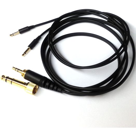 NEOMUSICIA Replacement Cable for SENNHEISER HD477 HD497 HD212 pro EH250 EH350 Headphones Black 1.2m/4ft
