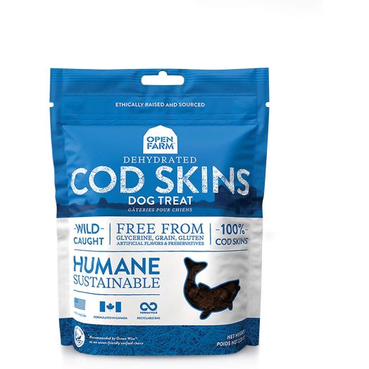 Open Farm Dehydrated Grain-Free Dog Treats, Gently Cooked Recipe with Natural Simple Ingredients and No Artificial Flavors or Preservatives