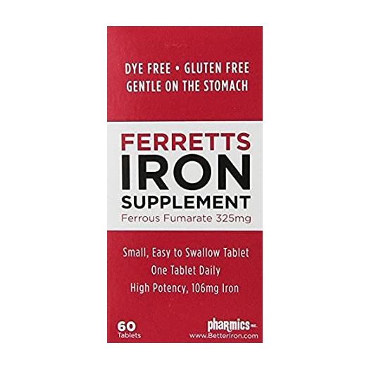 Pharmics Ferretts Iron Supplement, 2 Pack