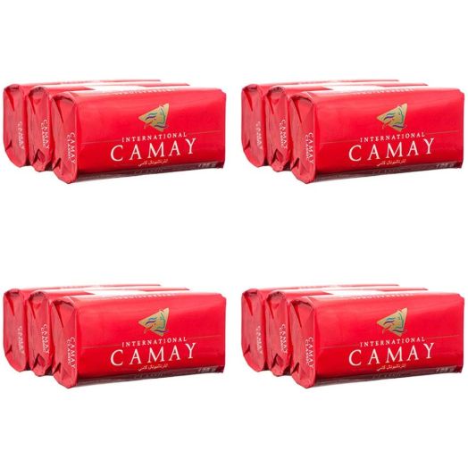 Camay Softly Scented Bath Bar Classic Soap 125 G / 4.5 Oz Each 3 Count 12 Bars Total by Camay