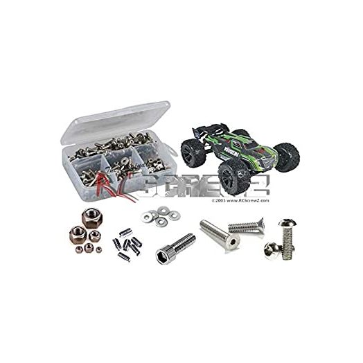 RCScrewZ Arrma Kraton BLX 1/8th Stainless Steel Screw Kit, Complete Replacement Set for RC Car Rusted and Stripped Screws, Race Quality Upgrade, Assembled in USA. arrm007 for Arrma kit AR106005