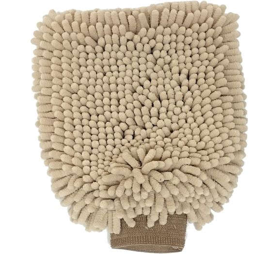 Clean Paws - Chenille Microfiber Dog Towel Mit - 9.5X7 Inches/Attractive, Durable, Super Absorbent, Washable. by Ethical Pets