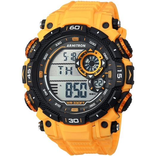 Armitron Sport Men's 40/8397YLW Digital Chronograph Strap Watch