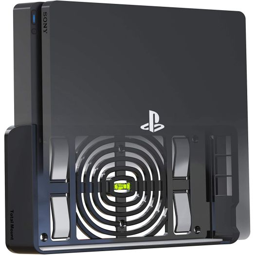 TotalMount for Playstation 4 Slim (Mounts PS4 on Wall Near TV)