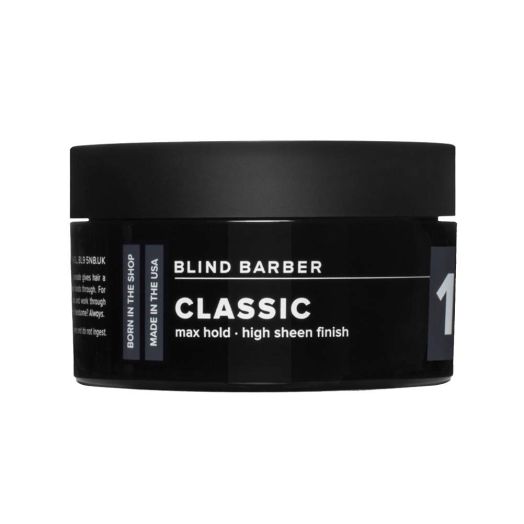 Blind Barber 101 Proof Classic Pomade - Styling Pomade for Men - Strong, Malleable Hold and High Shine Hair Product For Guys - Water Based (2.5oz / 70g)