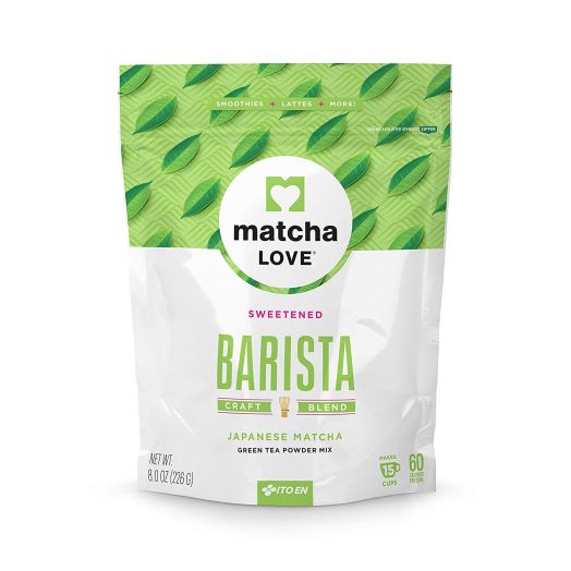 Matcha Love Green Tea Powder, Sweetened, 8 Ounce Packet