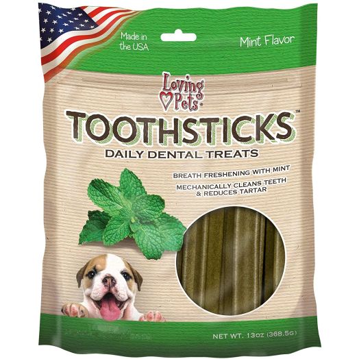 Loving Pets Toothsticks Daily Dental Dog Treats