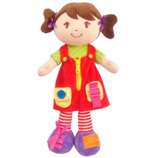Linzy Plush 16" Educational Plush Doll