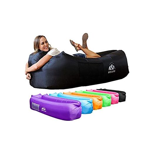 Wekapo Inflatable Lounger Air Sofa Hammock-Portable,Water Proofand Anti-Air Leaking Design-Ideal Couch for Backyard Lakeside Beach Traveling Camping Picnics and Music Festivals