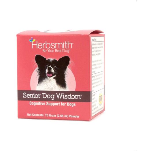 Herbsmith Senior Dog Wisdom  Dog Dementia Supplement  DHA for Senior Dog Brain Health - Senior Supplement for Dogs