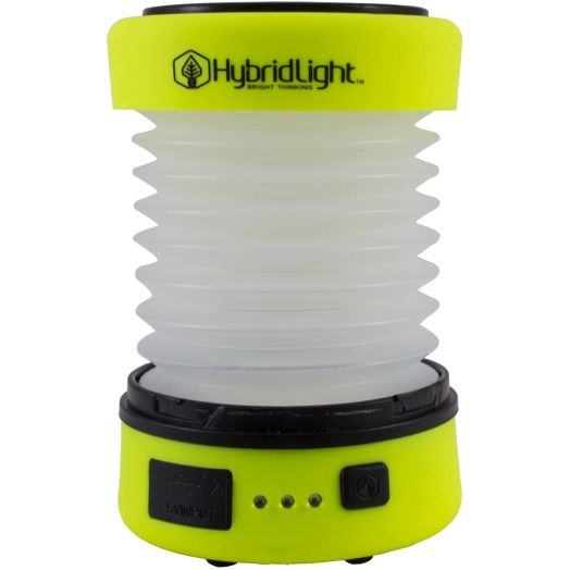 Hybridlight Solar Rechargeable Lantern/Cell Phone Charger. 150 Lm. Built in Solar Panel, (Colors May Vary)