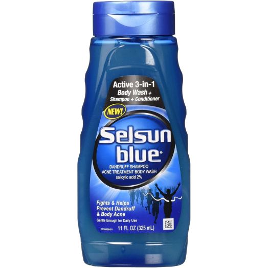 Selsun Blue Active 3-in-1 Dandruff Shampoo, 11 Ounce