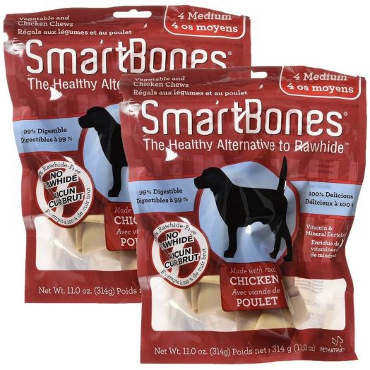 SmartBones NO-Rawhide Chicken Medium Dog Chews
