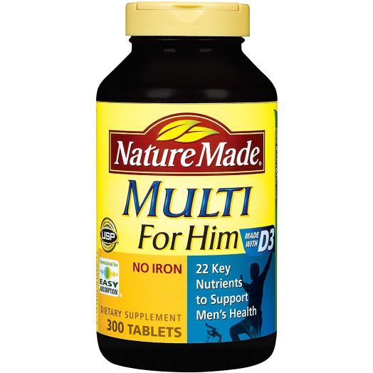 Nature Made Multi for Him Vitamin and Mineral, 300 Tablet
