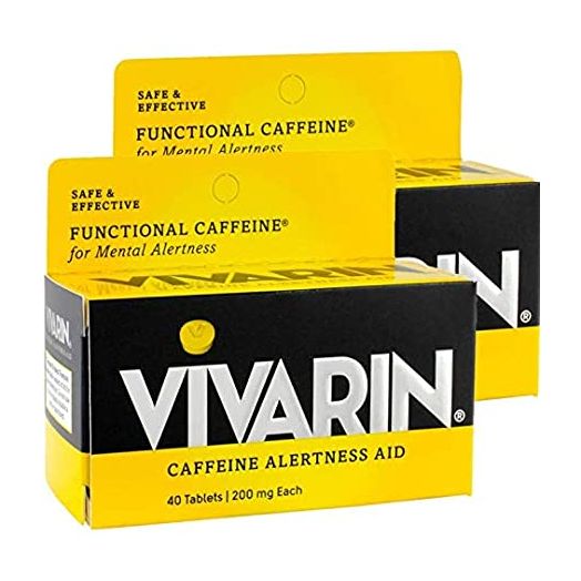 Vivarin Tablets Alertness Aid, 40 Count, Twin Pack