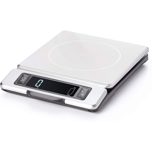 OXO 11214800 Good Grips 11 Pound Stainless Steel Food Scale with Pull-Out Display,1.2