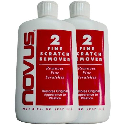 NOVUS 2 Plastic Fine Scratch Remover - 8 oz. - 2 Pack