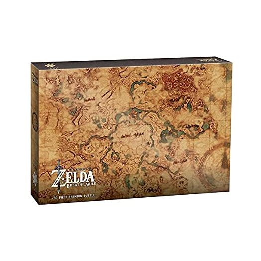 USAOPOLY Zelda Breath of The Wild Hyrule Map 750 Piece Puzzle