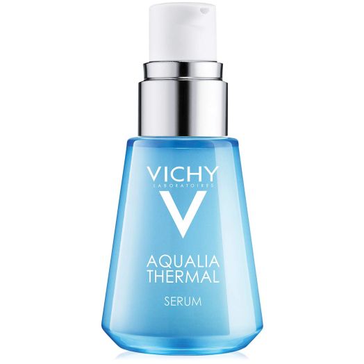 Vichy Aqualia Thermal Hydrating Face Serum with 97% Natural Origin Ingredients and Hyaluronic Acid, Dermatologist recommended for Moisturizing and Smoothing Fine Lines, Mineral Oil Free, 1.01 Fl. Oz