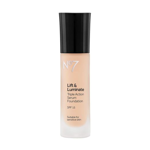 Boots No7 Lift and Luminate Foundation SPF 15 Warm Beige - 1oz Warm Beige