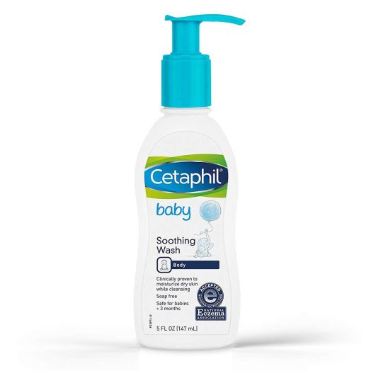 Cetaphil Baby Soothing Wash, Paraben Free, Hypoallergenic, Colloidal Oatmeal, Dry Skin, 5 Fluid Ounce