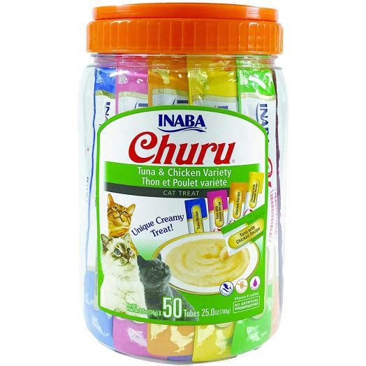 INABA Churu Lickable Pure Natural Cat Treats