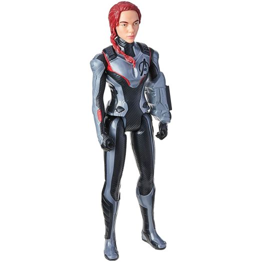 Avengers Marvel Endgame Titan Hero Series Black Widow 12"-Scale Super Hero Action Figure Toy with Titan Hero Power Fx Port