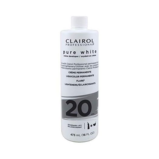 Clairol Professional Pure White 20vol Crme Developer, 16 Fl Oz