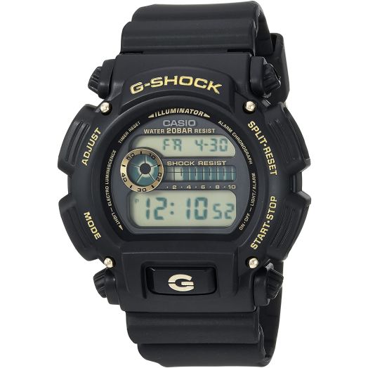 Casio Men's G-Shock Quartz Watch with Resin Strap, Black, 25 (Model: DW-9052GBX-1A9CR)