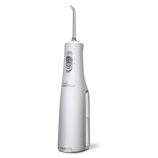 Waterpik Cordless Water Flosser, Battery Operated and Portable for Travel and Home, ADA Accepted Cordless Express, White WF-02