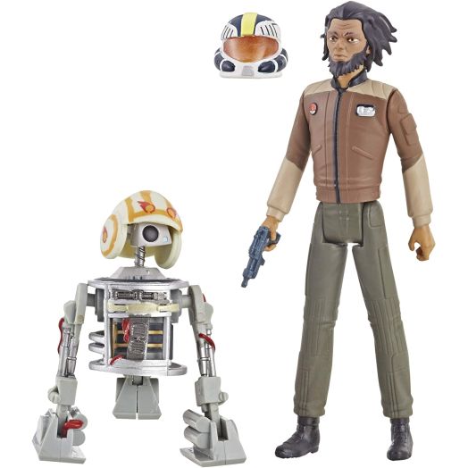 Star Wars Resistance Animated Series 3.75-inch Jarek Yeager and Bucket (R1-J5) Figure 2-Pack