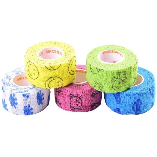 Stmandy Vet Tape wrap, wrap Bandage,Adhesive wrap Bandage for The Person or The Pets (cat,Dogs,Horse and Other Animal) who was injure or Have Wounds