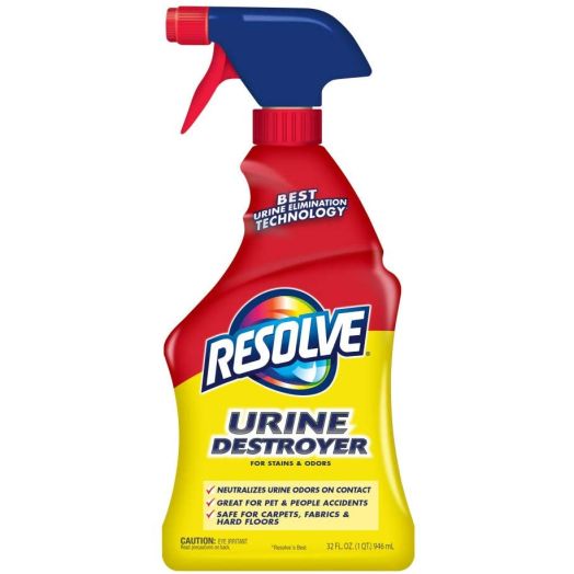 Resolve Urine Destroyer Spray Stain and Odor Remover, 32oz