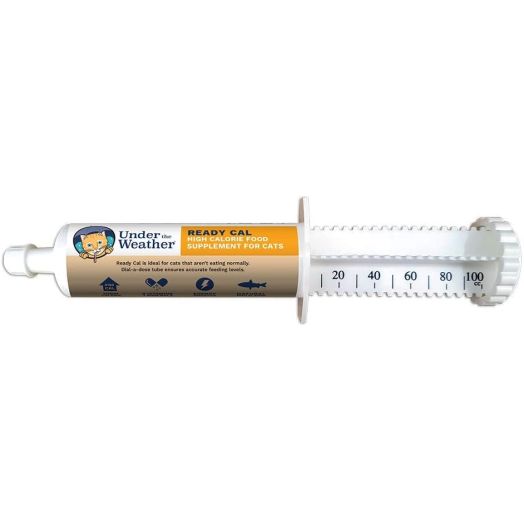 Under the Weather Pets | Ready Cal for Cats and Dogs 3.5oz | High Calorie Nutritional Supplement for Weight Gain and Not Eating | 9 Vitamins, 7 Minerals, Fatty Acids | Palatable Natural Fish and Malt Flavor