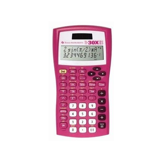 Texas Instruments TI-30X IIS Scientific Calculator, Pink