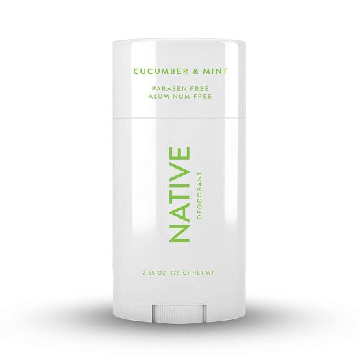 Native Deodorant - Natural Deodorant for Women and Men - Vegan, Gluten Free, Cruelty Free - Aluminum Free, Free of Parabens and Sulfates - Cucumber and Mint