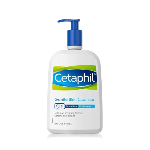 Cetaphil Gentle Skin Cleanser | 20 fl oz | Hydrating Face Wash and Body Wash | Ideal for Sensitive, Dry Skin | Non-Irritating | Won't Clog Pores | Fragrance-Free | Soap Free | Dermatologist Recommended