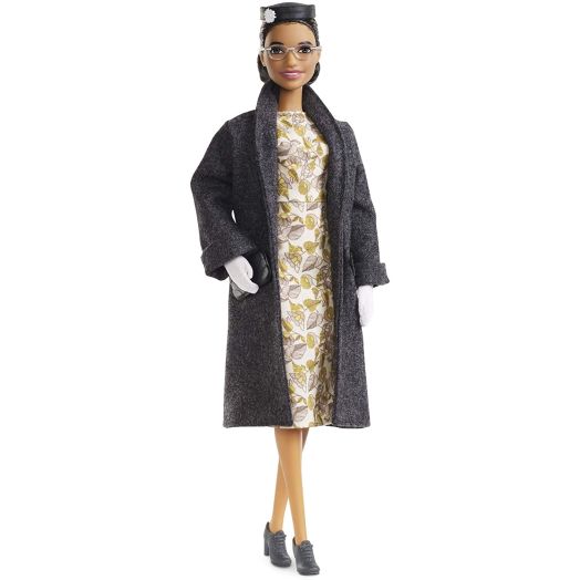 Barbie Inspiring Women Series Rosa Parks Collectible Barbie Doll, Wearing Fashion and Accessories, with Doll Stand and Certificate of Authenticity