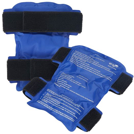 Shin Splint Ice Pack 2 Pack - Reusable Shin Cold and Hot Wrap for Shin Splints Pain Relief, Flexible Ice Pack for Runners