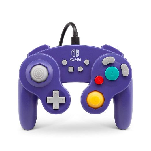 PowerA Wired Controller for Nintendo Switch GameCube Style: Purple Nintendo Switch