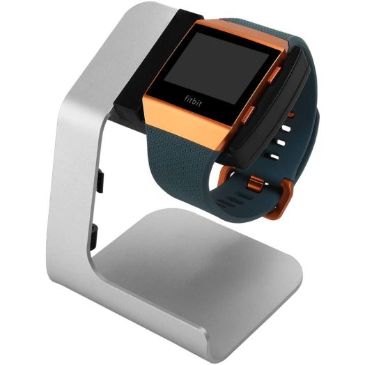 Fitbit Ionic Compatible Charging Stand- Tranesca Charging Stand/Charging Dock/Charging Cradle for Fitbit Ionic with 6ft Charging Cable Integrated