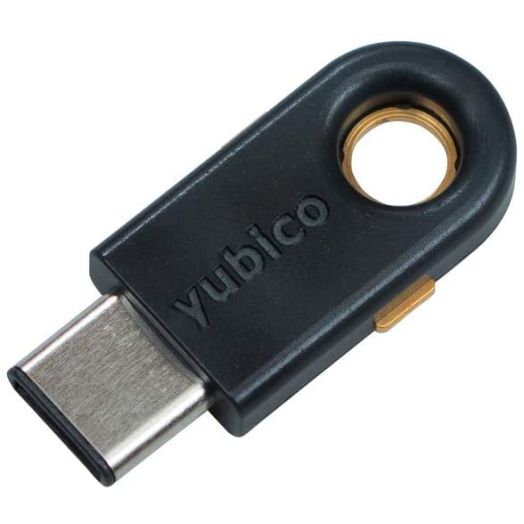 Yubico YubiKey 5C - Two Factor Authentication USB Security Key, Fits USB-C Ports - Protect Your Online Accounts with More Than a Password, FIDO Certified USB Password Key