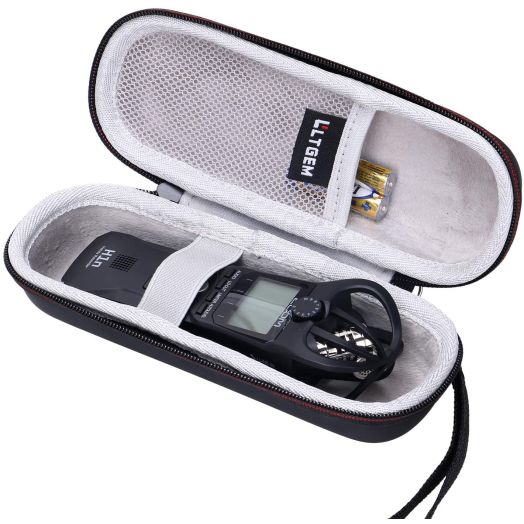 LTGEM EVA Hard Carrying Case for Zoom H1n Handy Portable Digital Recorder (2018 Model)
