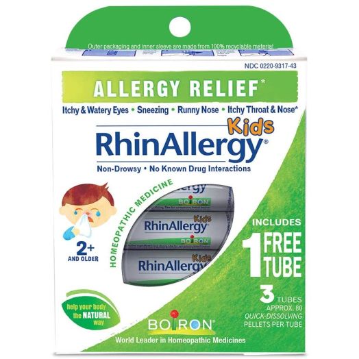 Boiron Rhinallergy Homeopathic Medicine for Allergy Relief, 3 Count