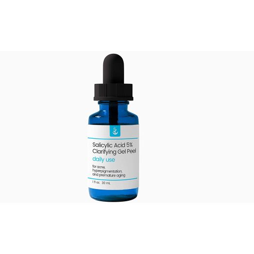 Salicylic Acid 5% Solution (30 mL) by Pure Organic Ingredients, Gentle Exfoliating Peel/Mask for Smoother and Clearer Skin, Treats Blackheads, Acne and Clogged Pores