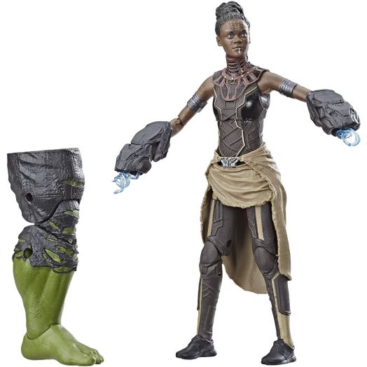 Marvel Legends Series Black Panther Shuri 6" Collectible Action Figure Toy for Ages 6 and Up with Accessories and Build-A-Figurepiece